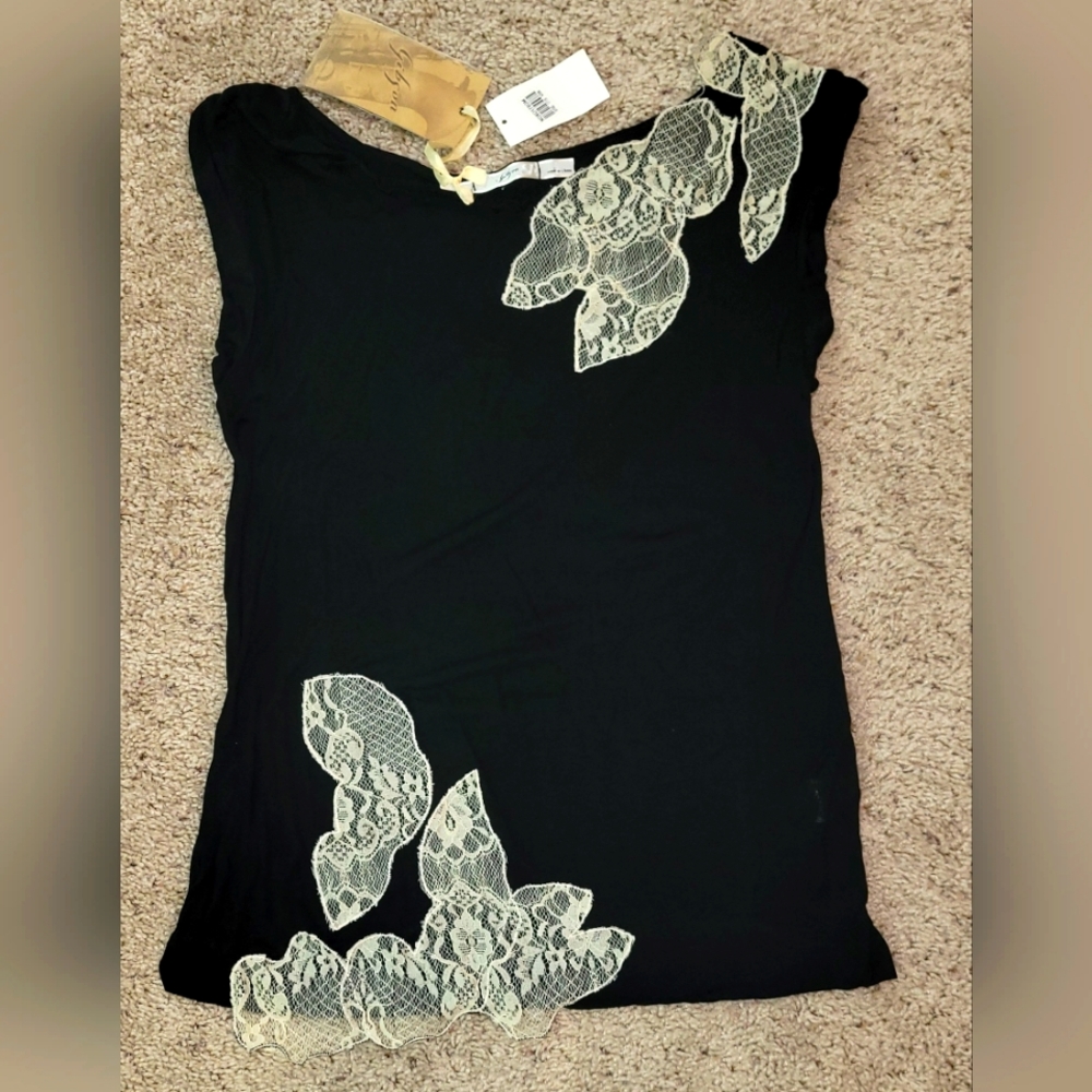 Gibson Nordstroms Lace Top NWT size Small